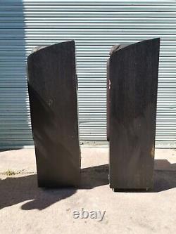 Bowers & Wilkins B&W 704 Vintage Hifi Floorstanding Speakers Audiophile Black