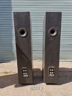 Bowers & Wilkins B&W 704 Vintage Hifi Floorstanding Speakers Audiophile Black