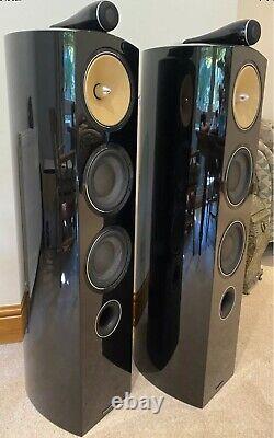 Bowers & Wilkins B&W 804 Diamond floor standing speakers gloss piano black