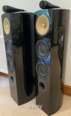 Bowers & Wilkins B&W 804 Diamond floor standing speakers gloss piano black