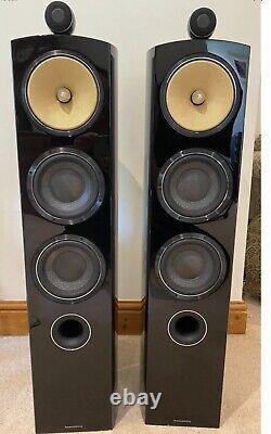 Bowers & Wilkins B&W 804 Diamond floor standing speakers gloss piano black