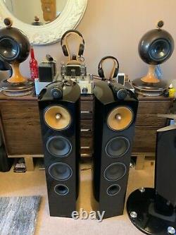 Bowers & Wilkins B&W 804 Diamond floor standing speakers gloss piano black