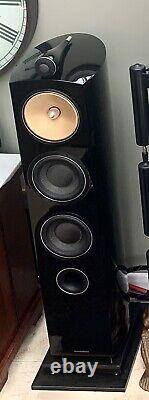 Bowers & Wilkins B&W 804 Diamond floor standing speakers gloss piano black