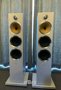 Bowers Wilkins B&W CM9 S2 speakers pair in white