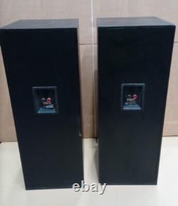 Bowers Wilkins B&W DM570 Floor Standing Stereo Speakers Vintage Grilles Spare