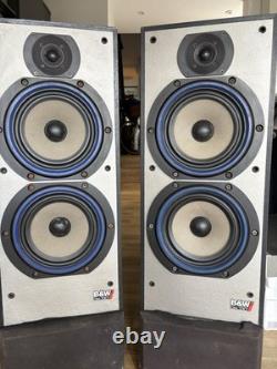 Bowers Wilkins B&W DM 330i floor standing speakers black veneer inc