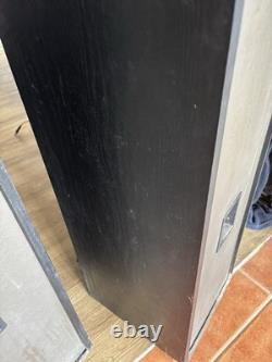 Bowers Wilkins B&W DM 330i floor standing speakers black veneer inc