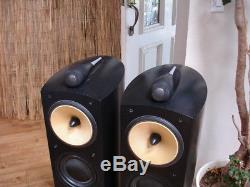 Bowers & Wilkins B&W Nautilus 804 Floor-standing Stereo Speakers in Black Ash