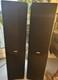 Bowers Wilkins B&W P4 Floor Standing Speakers Black Ash Working Order