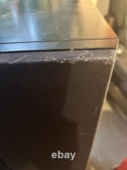 Bowers Wilkins B&W P4 Floor Standing Speakers Black Ash Working Order