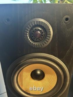 Bowers Wilkins B&W P4 Floor Standing Speakers Black Ash Working Order
