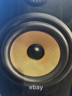 Bowers Wilkins B&W P4 Floor Standing Speakers Black Ash Working Order
