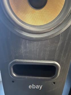 Bowers Wilkins B&W P4 Floor Standing Speakers Black Ash Working Order