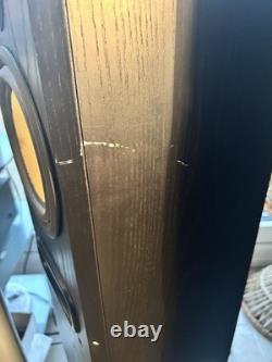 Bowers Wilkins B&W P4 Floor Standing Speakers Black Ash Working Order