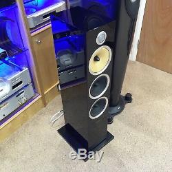 Bowers & Wilkins CM9 S2 Floorstanding High Gloss Black Pair Speakers Pre Owned