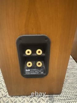Bowers and Wilkins B&W 703 Home Theater Speakers Excellent Condition Cherry