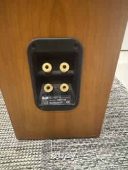 Bowers and Wilkins B&W 703 Home Theater Speakers Excellent Condition Cherry
