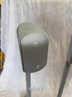 Bowers and wilkins grey floor standing speakers