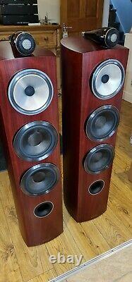 Bowers & wilkins 804 d3 mint floor standing speakers rosenut rrp7000 b&w 804