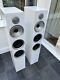 Boxed! B&W 704 S2 White 150W Bowers Wilkins Standing Speakers £2200
