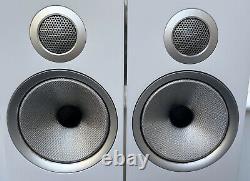 Boxed! B&W 704 S2 White 150W Bowers Wilkins Standing Speakers £2200