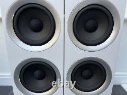 Boxed! B&W 704 S2 White 150W Bowers Wilkins Standing Speakers £2200