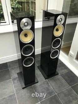 Boxed! B&W Bowers & Wilkins CM8 150W Floor Speakers Piano Black