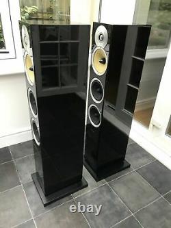 Boxed! B&W Bowers & Wilkins CM8 150W Floor Speakers Piano Black