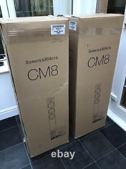 Boxed! B&W CM8 Bowers and Wilkins Speakers Audiophile Gloss Black 1