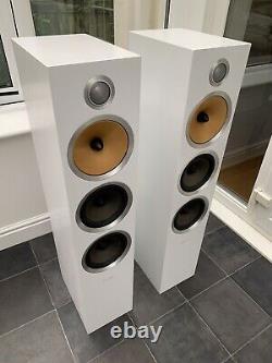 Boxed! B&W CM9 S2 White 200W Bowers Wilkins Floor Standing Speakers Audiophile