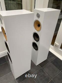 Boxed! B&W CM9 S2 White 200W Bowers Wilkins Floor Standing Speakers Audiophile