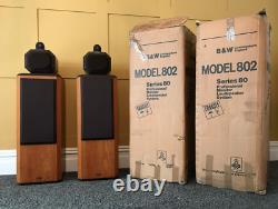 Boxed Bowers & Wilkins B&w 802 Floor Standing Speakers. Wonderful Examples