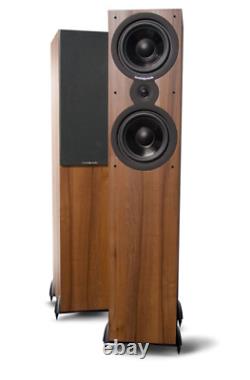 Cambridge Audio SX80 Floorstanding Speaker Pair (Dark Walnut)