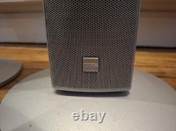 Canton CD100 Silver Metal Floorstanding Speakers Pair, Excellent Condition