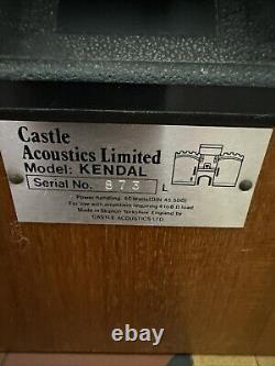 Castle Acoustics Kendal Floor Standing Or Stand Mount Vintage Hifi Speakers YORK