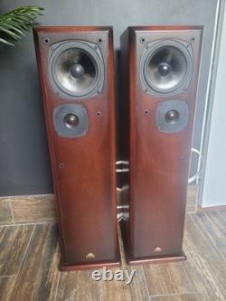 Castle Severn 2 HiFi Floorstanding Speakers Carbon Fiber Woofers Paired Serials