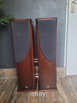 Castle Severn 2 HiFi Floorstanding Speakers Carbon Fiber Woofers Paired Serials