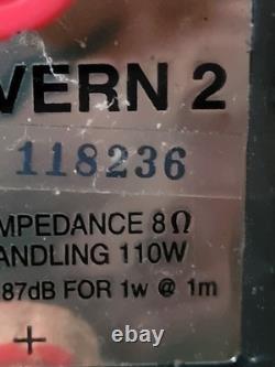 Castle Severn 2 HiFi Floorstanding Speakers Carbon Fiber Woofers Paired Serials