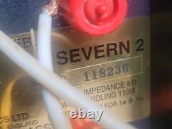 Castle Severn 2 HiFi Floorstanding Speakers Carbon Fiber Woofers Paired Serials