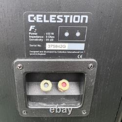 Celestion F2 Floor Standing Speakers 100w 8ohms 89db HiFi Stereo Made In England