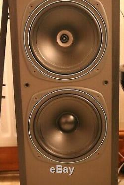 Classic tannoy dc2000 series 90 floor standing speakers black ash original box