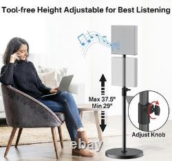 ComVome Height Adjust Floor Speaker Stands for Sony Bravia Theatre Quad HT-A9M2