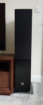 DALI Oberon 7 Floorstanding Speakers Pair, Black Ash, rarely used