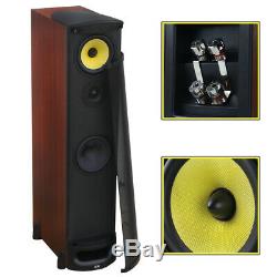 DCM MTX Audio 6.5 Inch 3-Way Bi-Amp Home Theater Floor Standing Tower Speaker