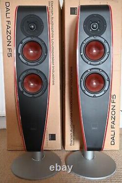 Dali Fazon F5 Red Hi Gloss Floor Standing Loud Speakers (pair) Boxed, Rrp £2,700