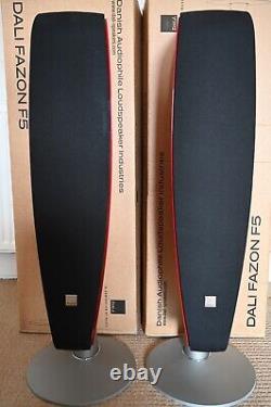 Dali Fazon F5 Red Hi Gloss Floor Standing Loud Speakers (pair) Boxed, Rrp £2,700