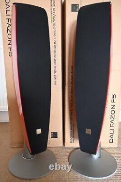 Dali Fazon F5 Red Hi Gloss Floor Standing Loud Speakers (pair) Boxed, Rrp £2,700