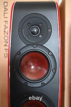 Dali Fazon F5 Red Hi Gloss Floor Standing Loud Speakers (pair) Boxed, Rrp £2,700