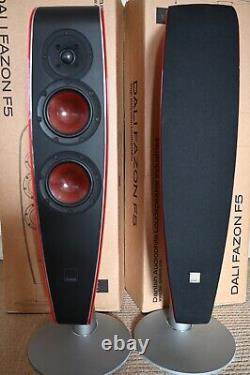 Dali Fazon F5 Red Hi Gloss Floor Standing Loud Speakers (pair) Boxed, Rrp £2,700