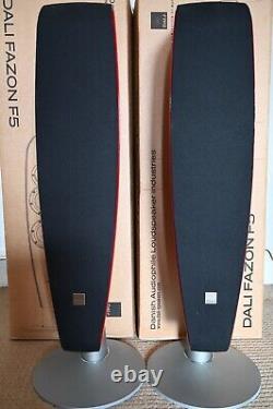 Dali Fazon F5 Red Hi Gloss Floor Standing Loud Speakers (pair) Boxed, Rrp £2,700